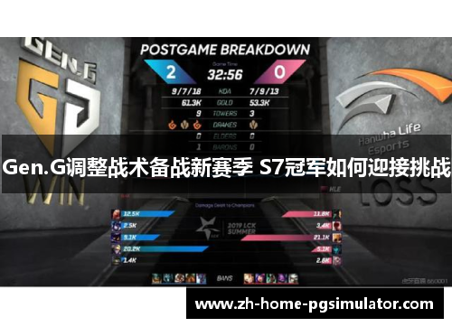 Gen.G调整战术备战新赛季 S7冠军如何迎接挑战
